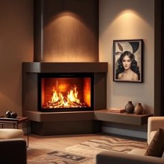 Kominek narożny: funkcjonalność, styl i aranżacja wnętrz